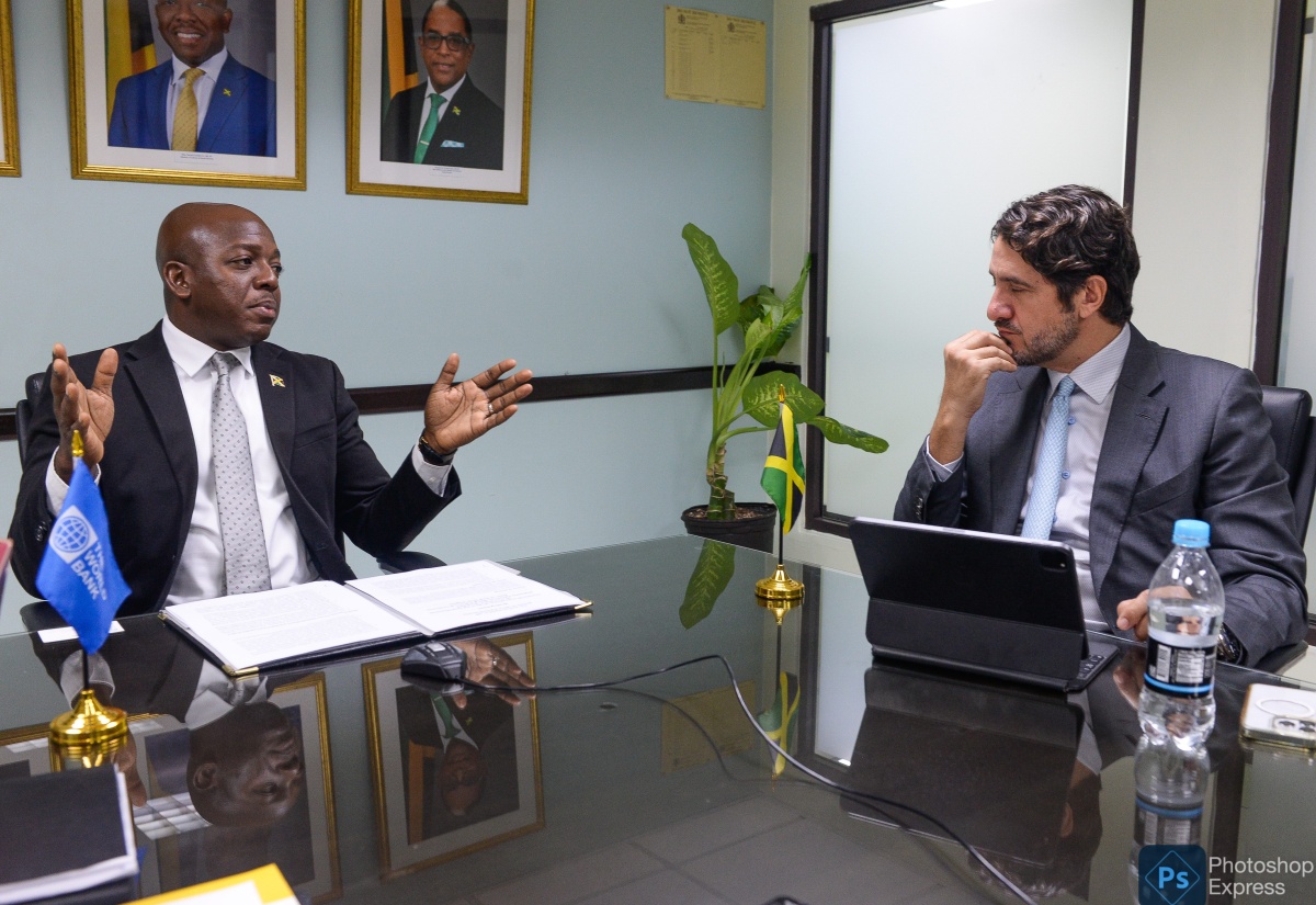 PHOTOS: Minister Charles Jr. and World Bank Official Discuss SPIRO Project