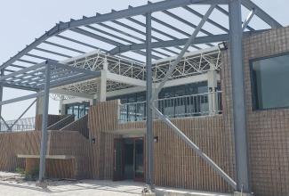 The Port Royal Museum under construction.

 