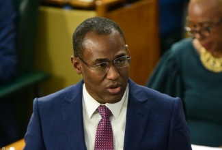 Minister of Finance and the Public Service, Dr. the Hon. Nigel Clarke, opens the 2024/25 Budget Debate in the House of Representatives on Tuesday (March 12).

