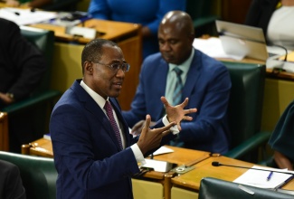 Minister of Finance and the Public Service, Dr. the Hon. Nigel Clarke, opens the 2024/25 Budget Debate in the House of Representatives on Tuesday, March 12.

