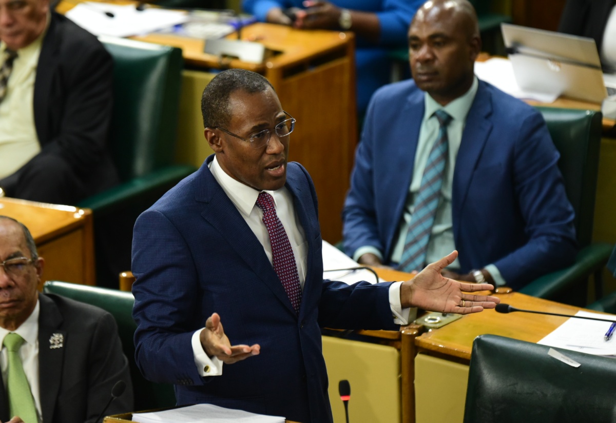 Minister of Finance and the Public Service, Dr. the Hon. Nigel Clarke, delivers his opening presentation of the 2024/25 Budget Debate in the House of Representatives, on Tuesday (March 12).

