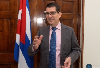 Cuba’s Ambassador to Jamaica, His Excellency Fermin Gabriel Quiñones Sánchez.

