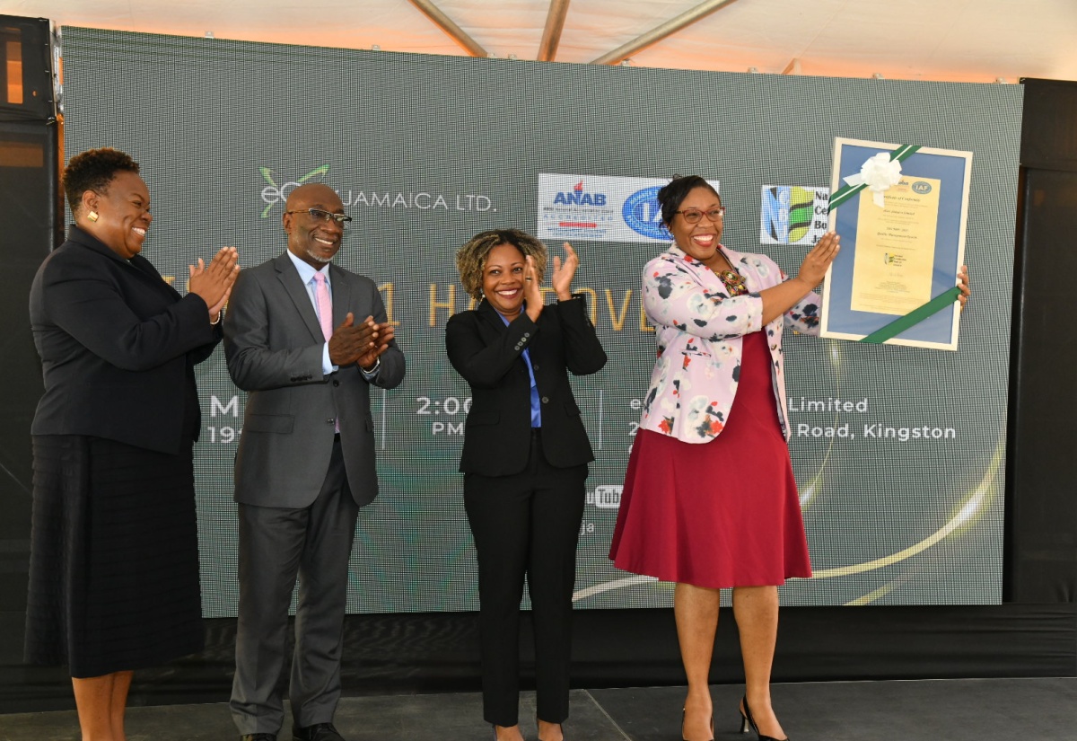 eGOV Jamaica Limited Earns ISO 9001:2015 Certification