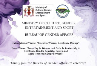 International Women’s Day Commemorative Church Service flyer

