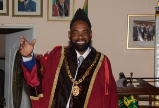 New Mayor of Black River and Chairman of the St. Elizabeth Municipal Corporation, Councillor Richard Solomon, was installed into office during a ceremony held on Thursday (March 7), at the Corporation in Black River.

