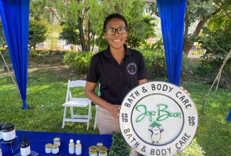 Founder/Chief Executive Officer, JoJo Bean Bath and Body Care, Melissa Marshall-Nelson at the launch of the Jamaica Blue Mountain Coffee Festival held at Devon House in January.