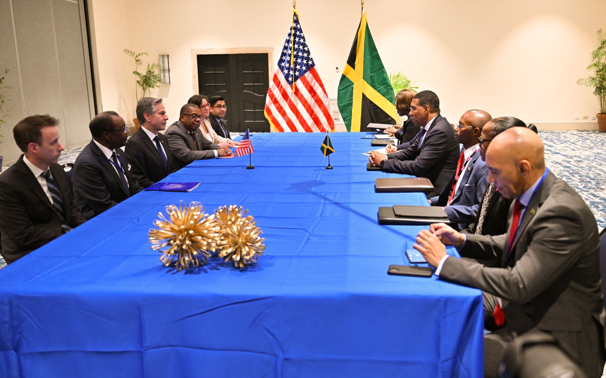 PHOTOS PM Holds Bilateral Talk With US Secretary of State Jamaica