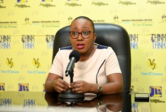 National Mathematics Coordinator in the Ministry of Education and Youth,  Simone Williams, addresses a recent JIS Think Tank.

