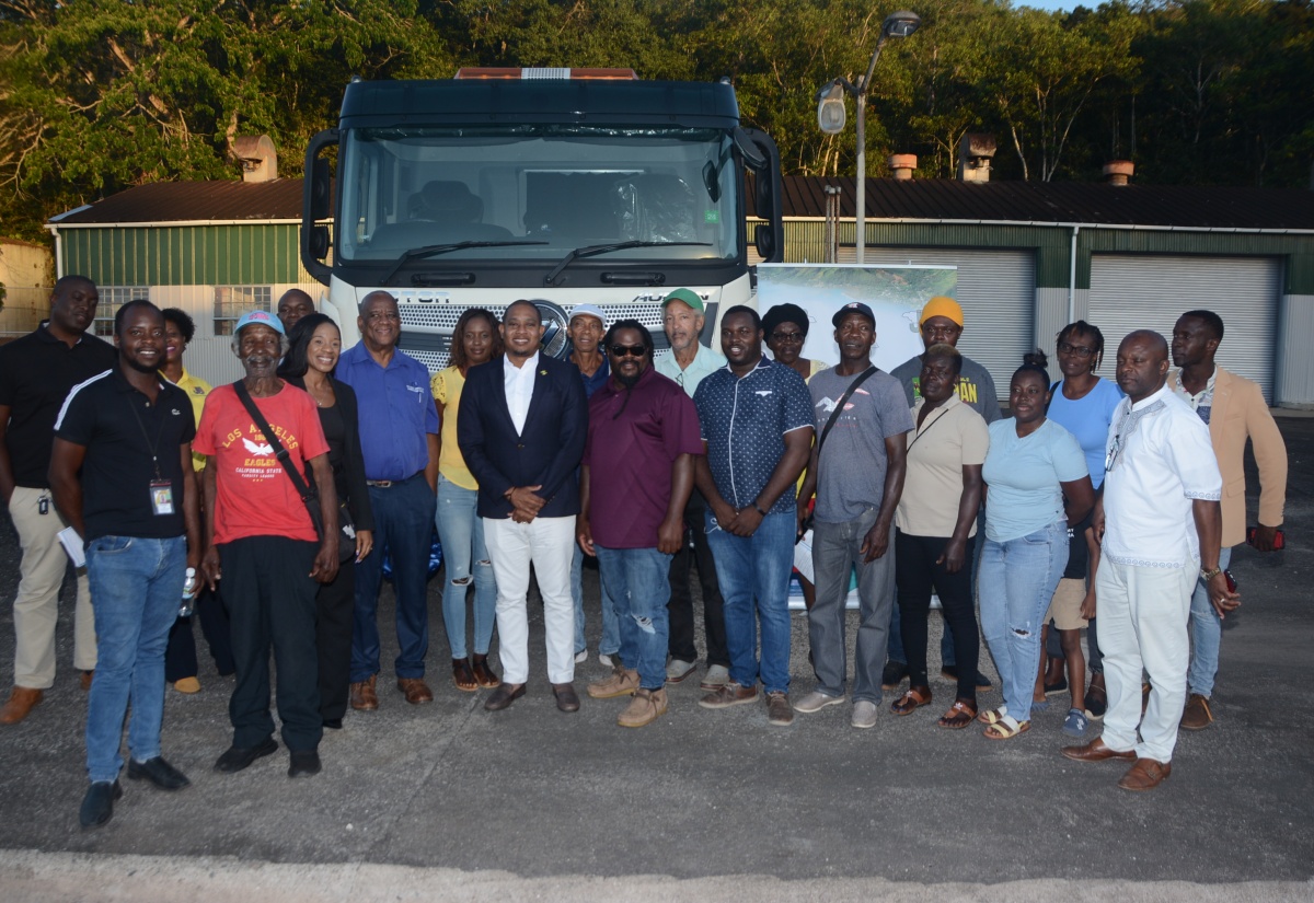 St. Ann Farmers Get 5,000-Gallon Water Truck