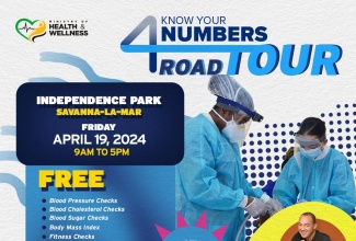 Flyer for Know Your Numbers road tour. 