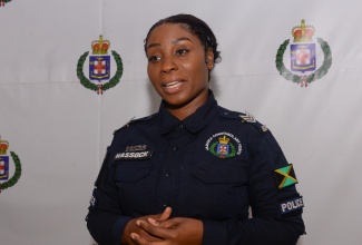 Head of the Special Projects Department at the National Police College of Jamaica, at Twickenham Park, St. Catherine, Sergeant Shermaine Hassock, speaks to JIS News in an interview.