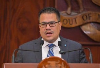 Minister without Portfolio in the Ministry of Economic Growth and Job Creation, Senator the Hon. Matthew Samuda. 