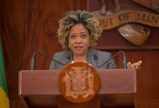 Minister without Portfolio in the Office of the Prime Minister with responsibility for Information, Skills and Digital Transformation, Senator Dr. the Hon. Dana Morris Dixon.