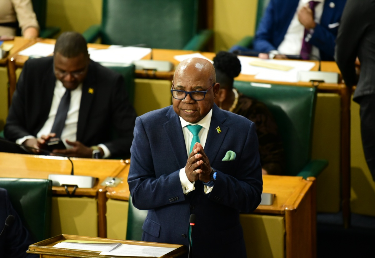 Minister of Tourism, Hon. Edmund Bartlett, opens the 2024/25 Sectoral Debate in the House of Representatives on April 30.
