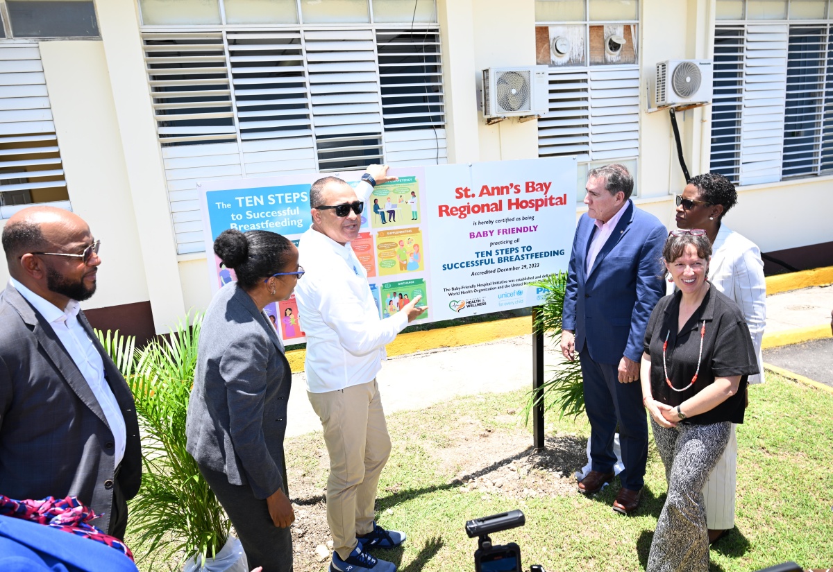 St. Ann’s Bay Hospital Certified Baby Friendly