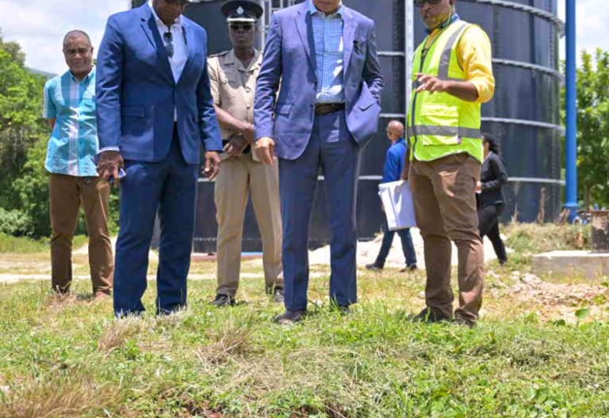 Prime Minister Visits Greater Mandeville Water Supply Improvement Project Wellsite