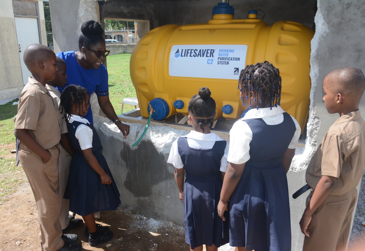 New Hope Primary School in Westmoreland Gets Water Purification System