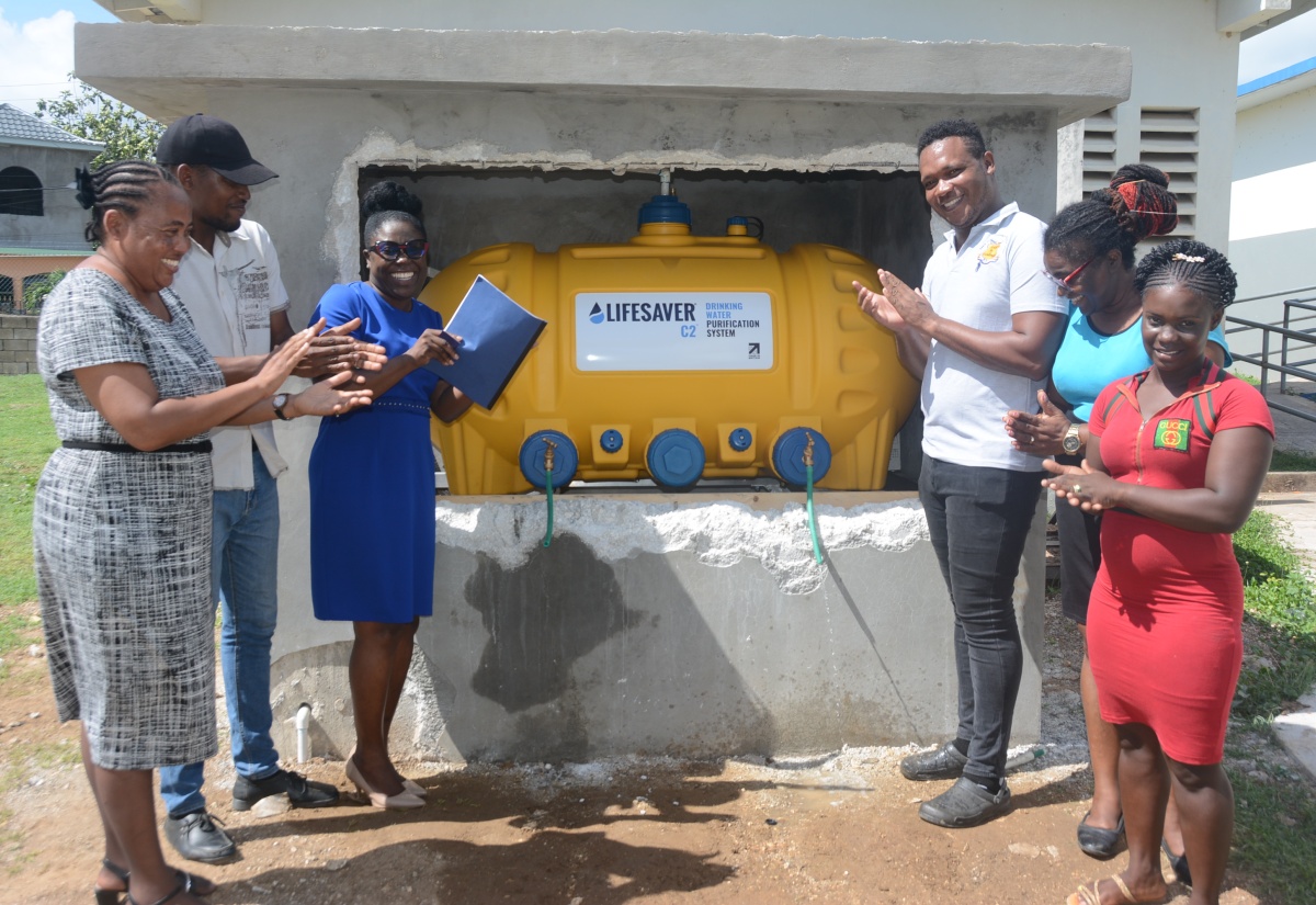 New Hope Primary School in Westmoreland Gets Water Purification System