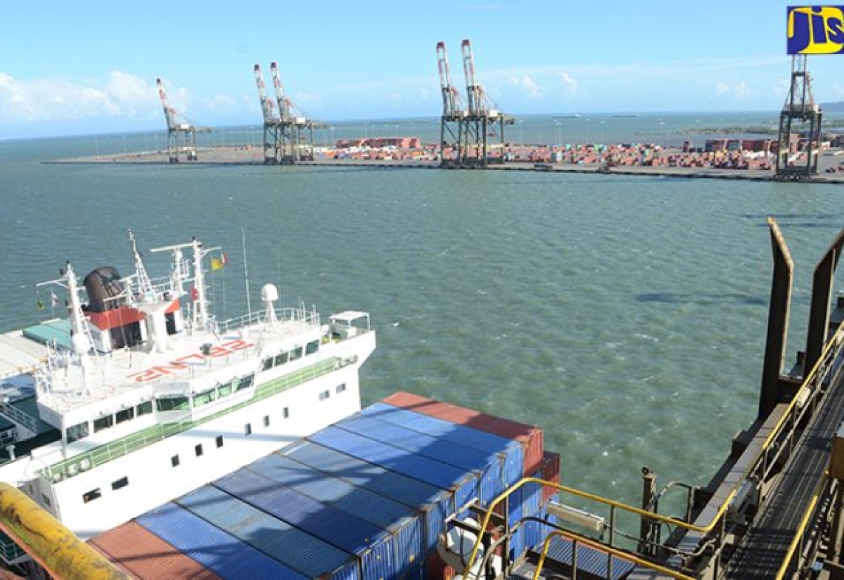 A section of the Port of Kingston.
