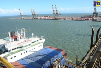 A section of the Port of Kingston.