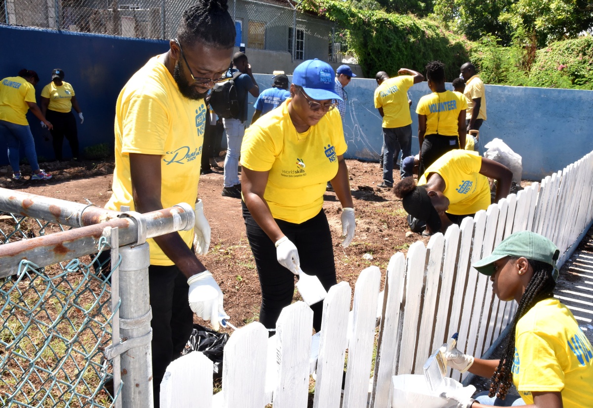 Heart/NSTA Trust Leads Sprucing Up of Stimulation Plus Centre on Labour Day