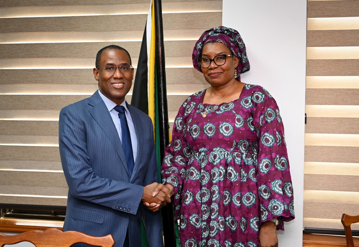 PHOTOS: Minister Nigel Clarke Receives Courtesy Call from Visiting Gambian Gov’t Official