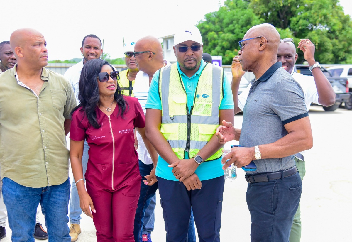 PHOTOS: Minister Morgan Tours Section Of Southern Coastal Highway Improvement Project