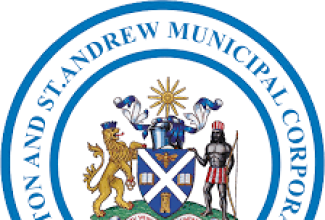 The Kingston and St. Andrew Municipal Corporation logo.

