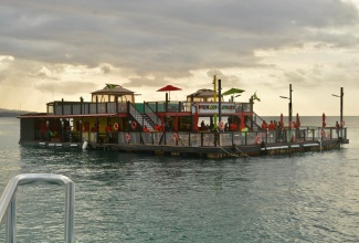 The new US$1 million Poko Loko floating bar in Ocho Rios, St. Ann, which opened on June 16.