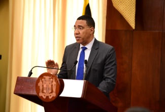 Prime Minister, the Most. Hon. Andrew Holness.

