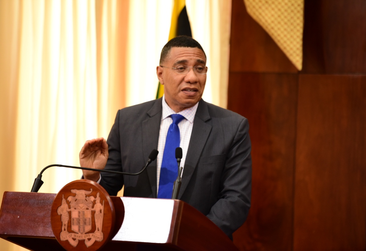 Prime Minister, the Most. Hon. Andrew Holness.