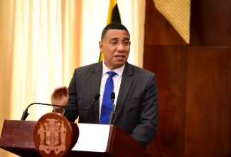 Prime Minister, the Most. Hon. Andrew Holness.