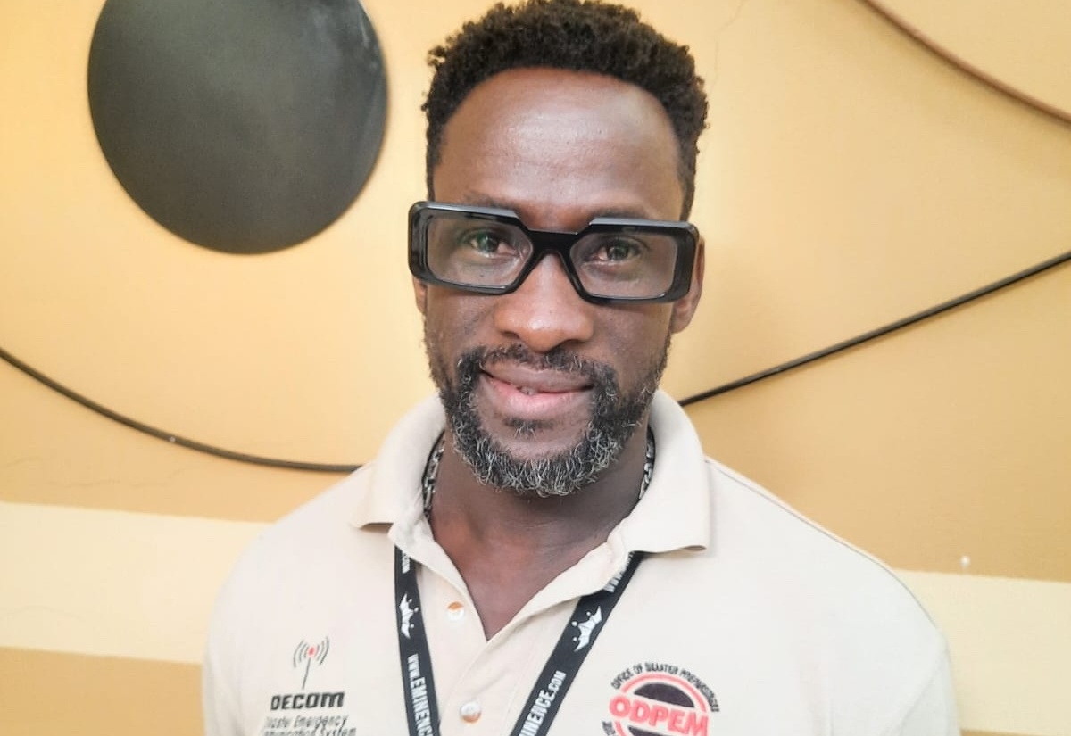 Project Engineer with ODPEM for the Jamaica Project for the Improvement of Emergency Communication, Dane Lawrence.