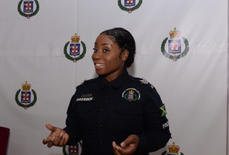 Head of the Special Projects Department at the National Police College of Jamaica (NPCJ) at Twickenham Park, St Catherine, Sergeant Shermaine Hassock.

