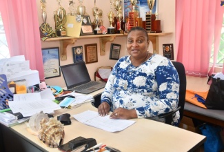 Principal of Corinaldi Avenue Primary School in St. James, Deon Stern-Anglin.

