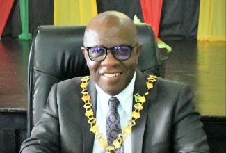 Chairman of the Trelawny Municipal Corporation and Mayor of Falmouth, Councillor Collen Gager. 