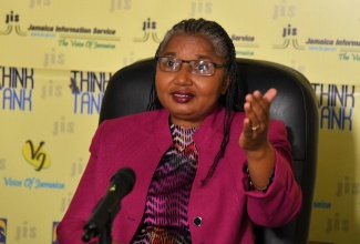 Co-chair of the National Sickle Cell Technical Working Group, Professor Jennifer Knight-Madden.

