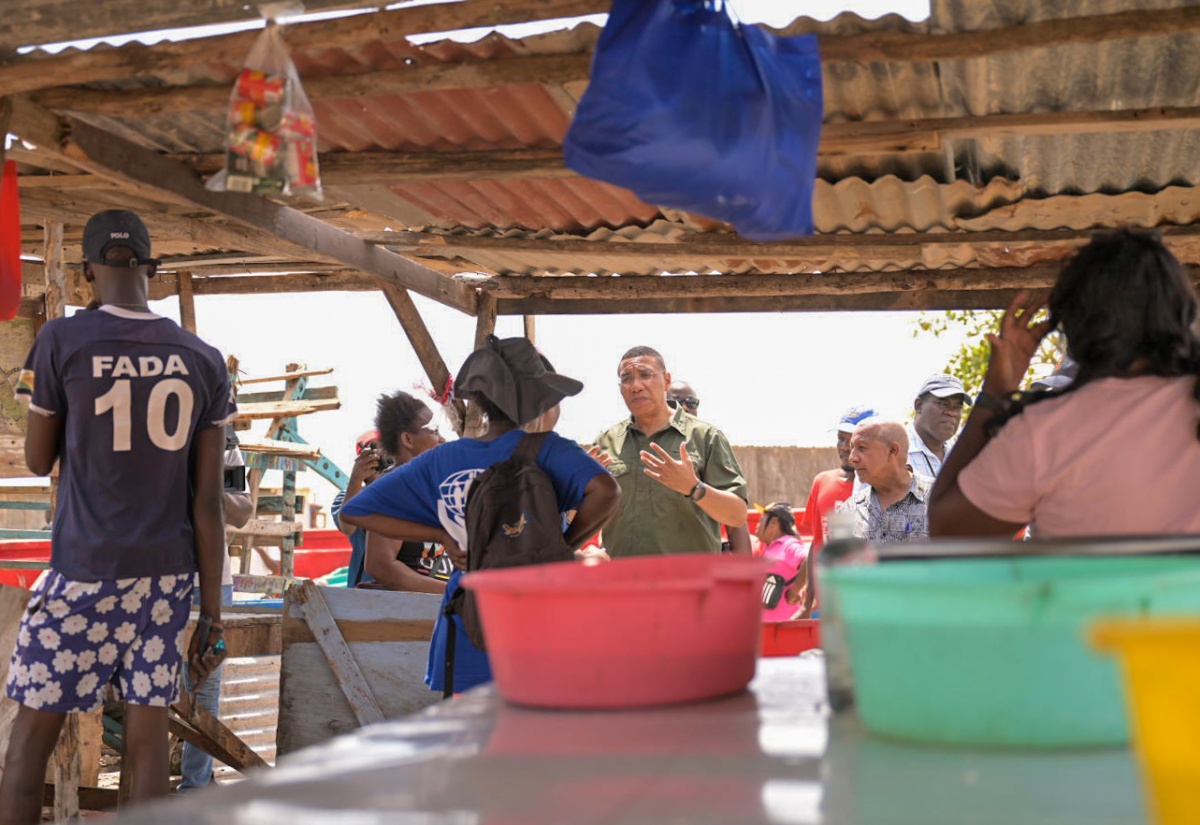 PHOTOS: PM Visits Rocky Point Clarendon