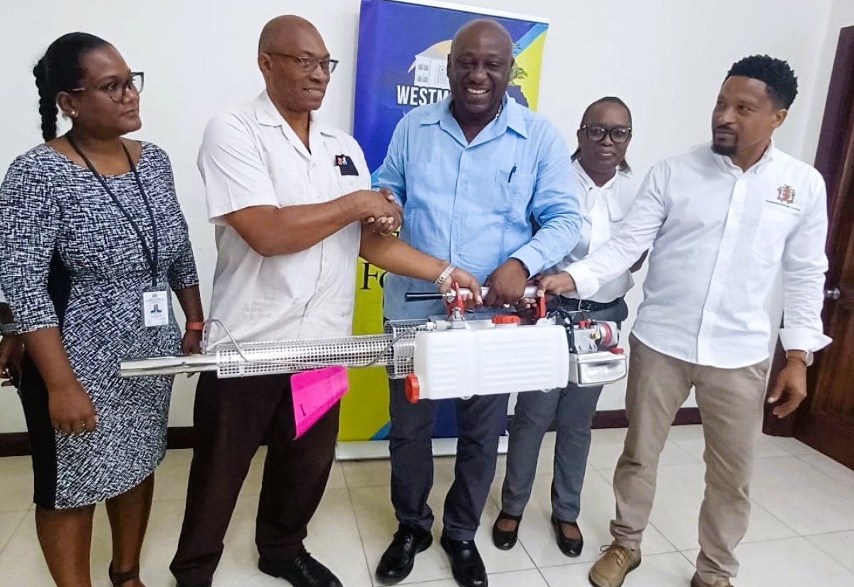 Westmoreland Municipal Corporation Donates Fogging Machine To Public Health Dept.
