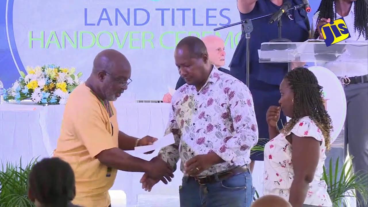 JISTV | PM Holness Keynote Address for the Title Handing Over Ceremony, Clifton Community