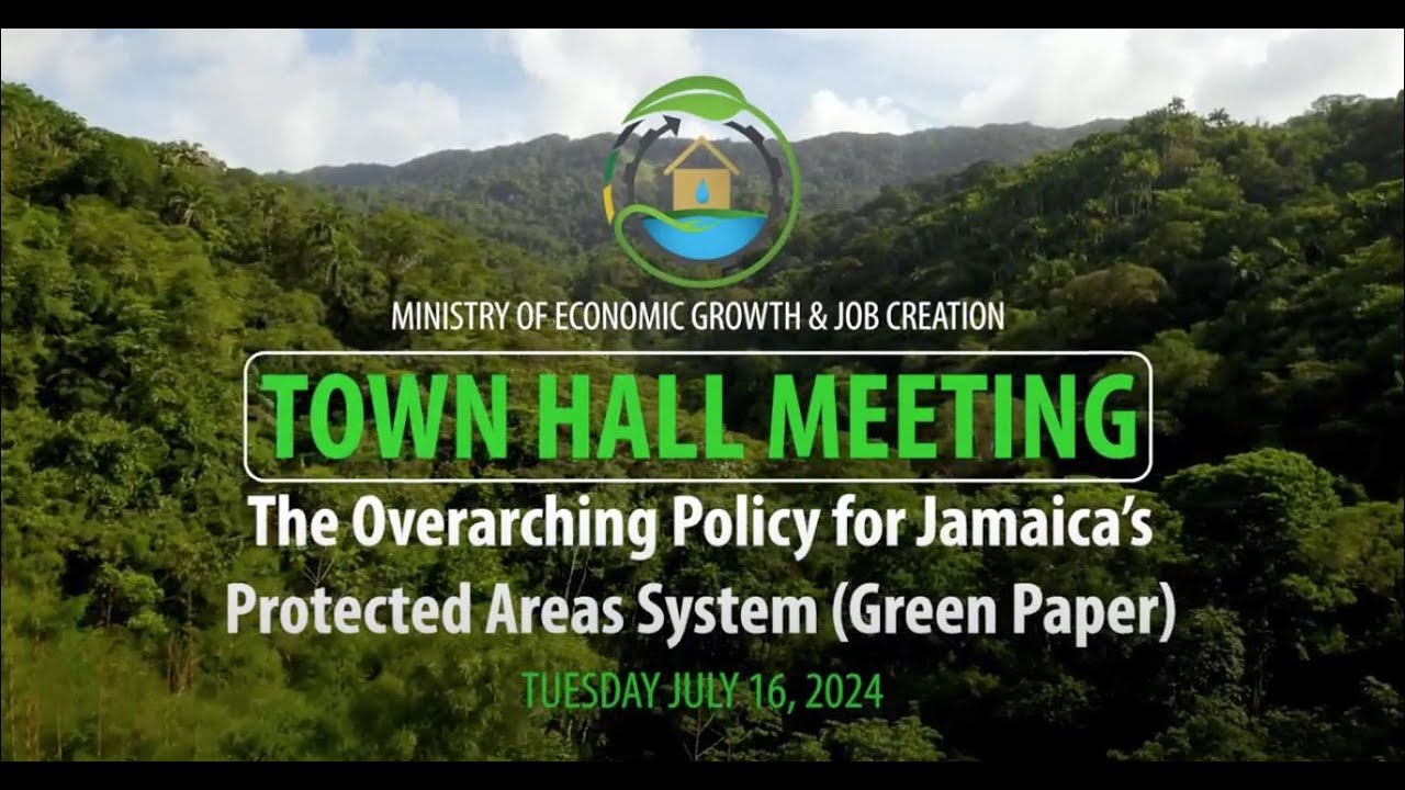 JISTV | MEGJC Town Hall Meeting Overarching Policy for Jamaica Protected Areas System Green Paper