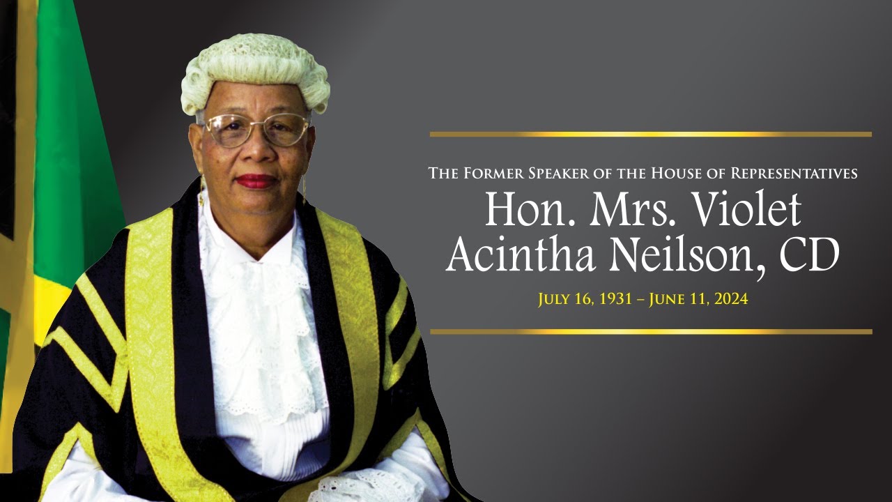 Official Funeral Service for Former Speaker of the House, Hon. Mrs. Violet Acintha Neilson, CD
