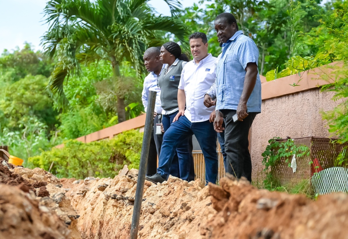 PHOTOS: Minister Samuda Tours Mason Hall Water Supply System
