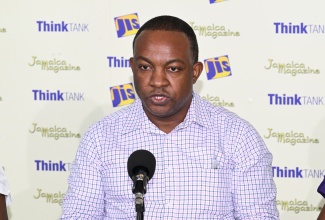 Head of the Department of Paediatrics at the Savanna-la-Mar Public General Hospital, Dr. Ludrick Morris, addresses a Jamaica Information Service (JIS)