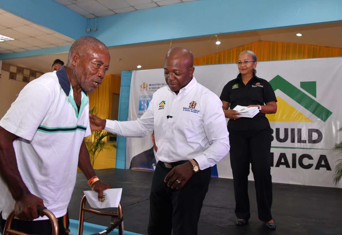 Cash Grants Given to Residents in St. Catherine to Restore Houses