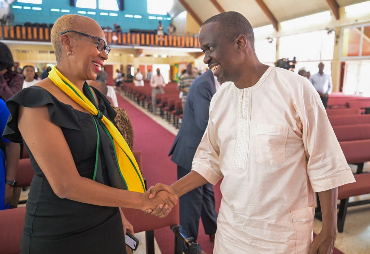 PHOTOS: Education Minister Attends NCTVET’s Anniversary Church Service