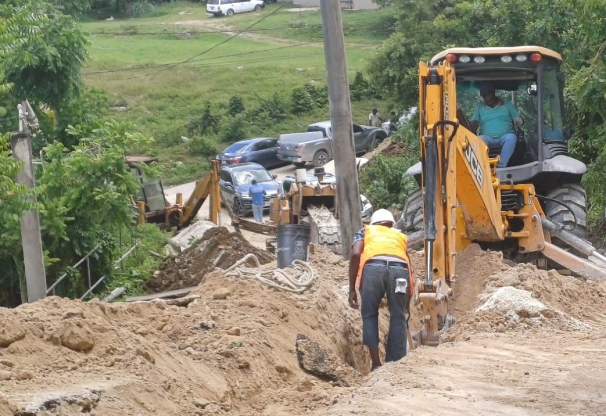 Old Water Pipes Being Replaced in Fairfield Irwin, St. James