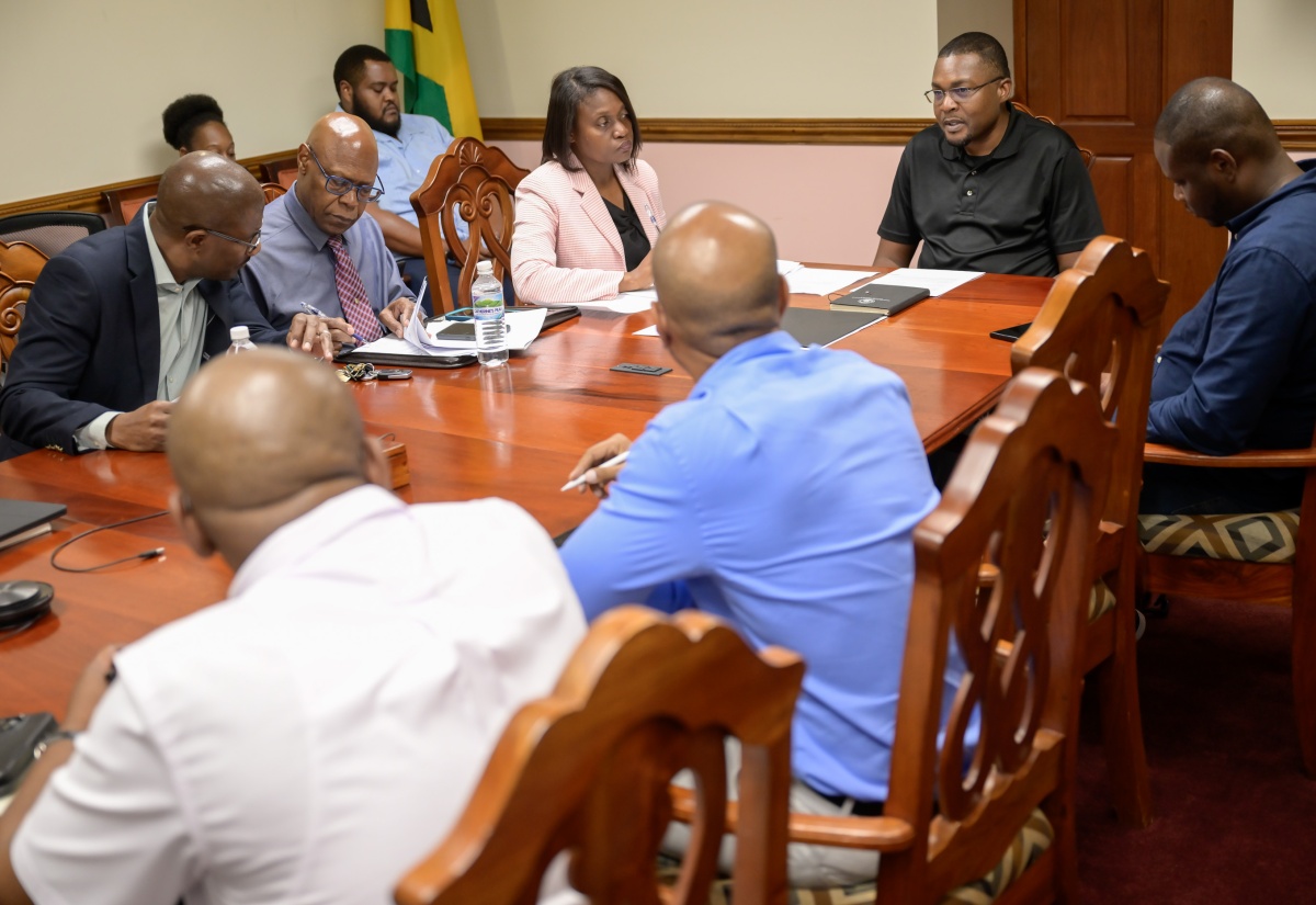 Minister Morgan Meets With Members Of Incorporated Master Builders Association Of Jamaica (PHOTOS)