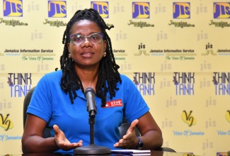 Head of the Anti-Trafficking in Persons Unit, Counter Terrorism and Organised Crime Investigations Branch, Jamaica Constabulary Force (JCF), Woman Detective Inspector Kimesha Gordon.