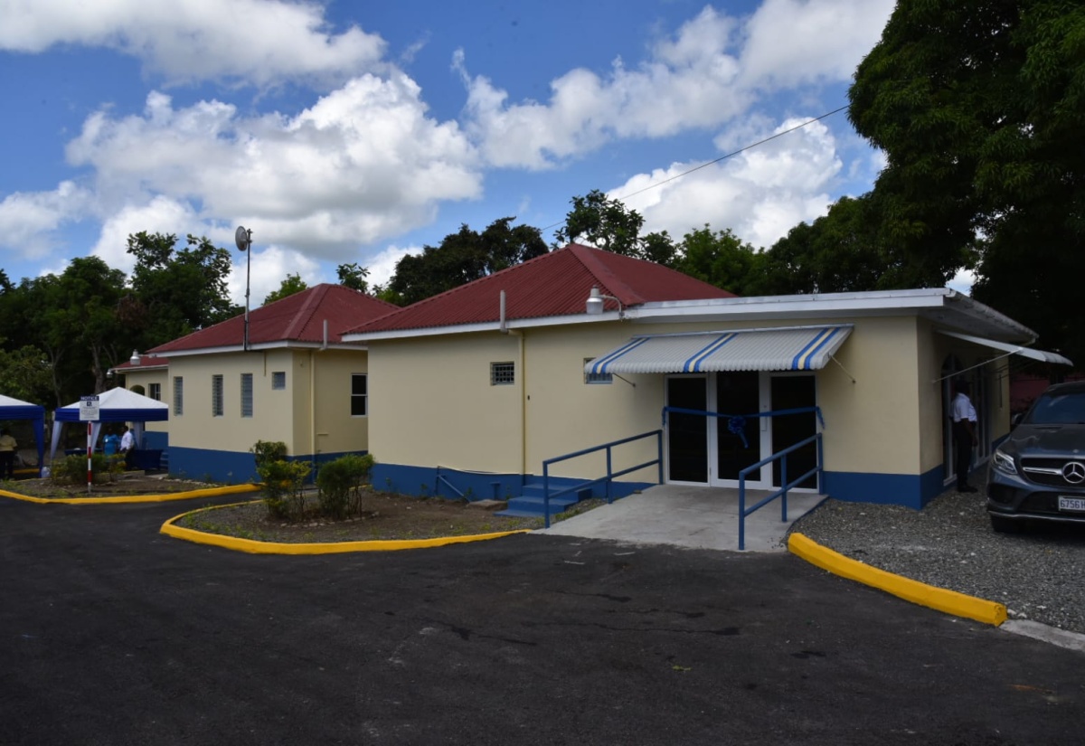 The newly reopened Port Morant Health Centre in St. Thomas.

